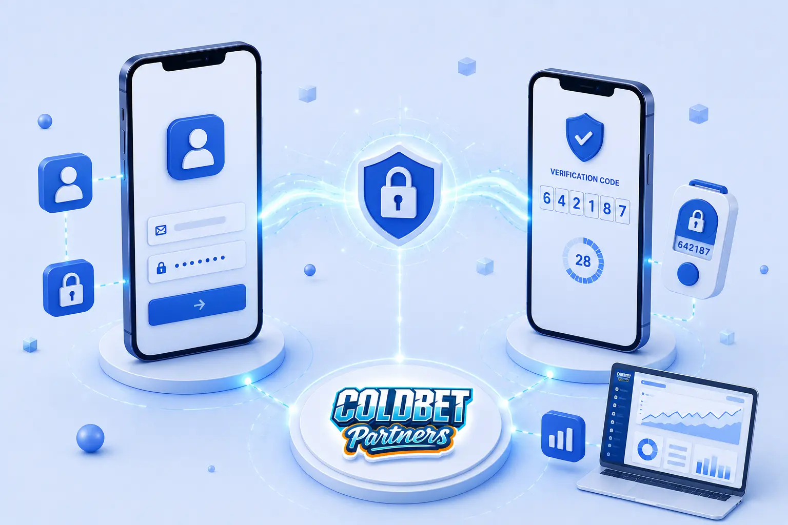 Secure login to your ColdBet affiliate account with two-factor verification
